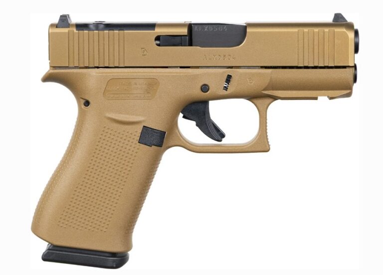 GLOCK 43X MOS COYOTE 9MM 3.41″ 10-RD SEMI-AUTO PISTOL