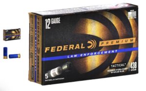 Federal Law Enforcement 12 Gauge Ammo 2-¾” 1 oz Hydra-Shok Rifled Slug – LE127RS 100 Rounds