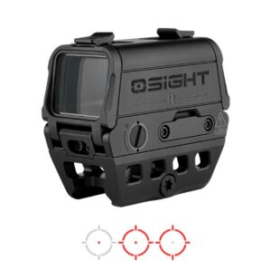 Osight R Micro T1/T2 Footprint Enclosed Red Dot Sight with Multi-Reticle System