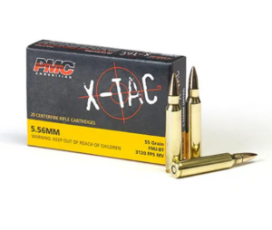 PMC X-TAC 5.56 55GR FMJBT 500rds