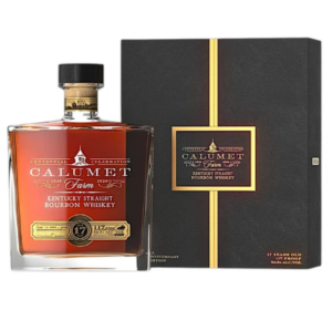 Calumet Farm 17 Year Bourbon Glass Decanter 100th Anniversary Release