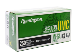 Remington UMC 38 Special Ammo 130 Grain Full Metal Jacket 250rds